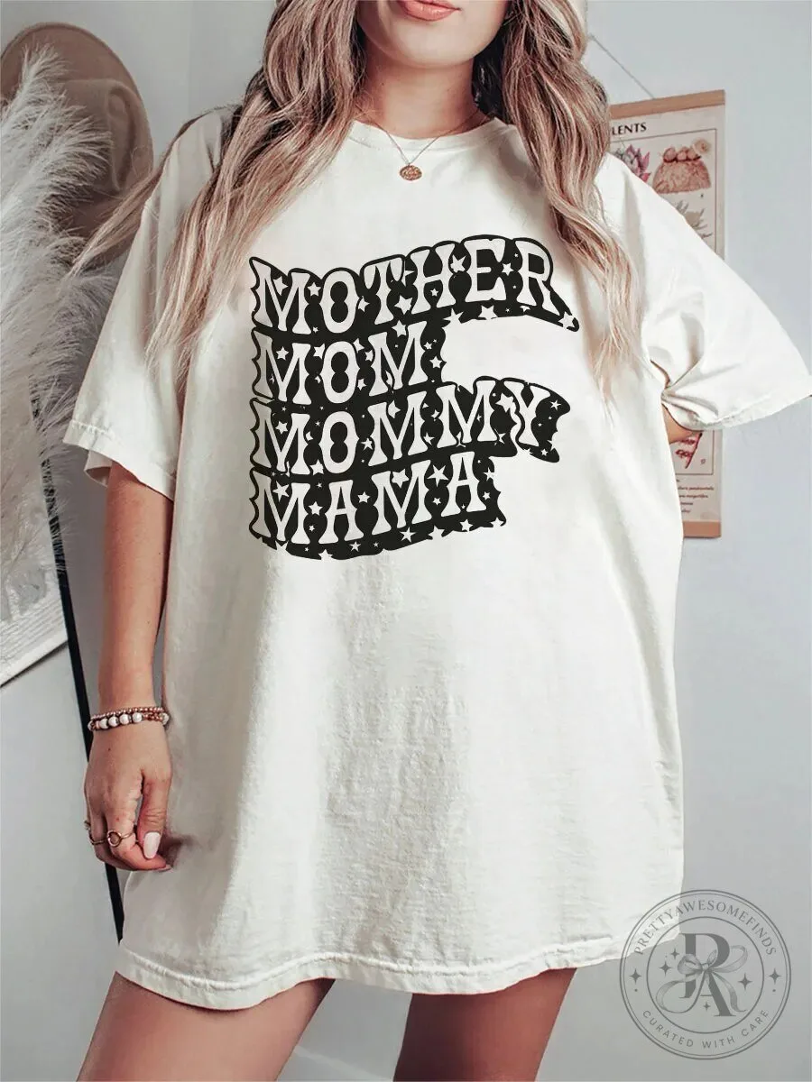 Mama G Mother Mom Mommy Vintage Style Graphic T-Shirt