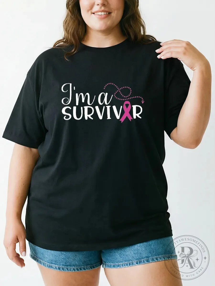 I'm a Survivor Breast Cancer Awareness T-Shirt