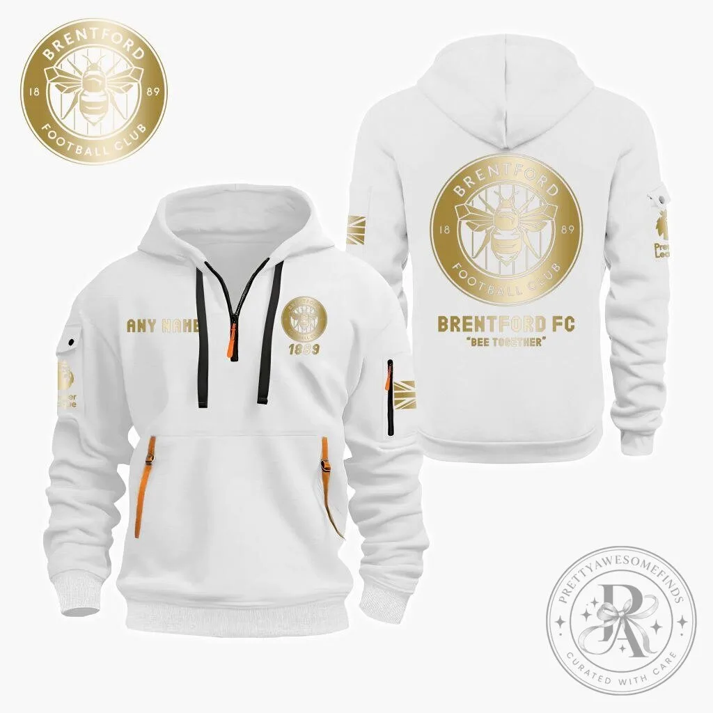 Brentford Football Club Personalized Quarter Zip Hoodie 14 Brentford Football Club Personalized Quarter Zip Hoodie