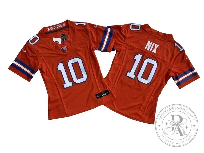 Denver Broncos Bo Nix Women's Football Jersey