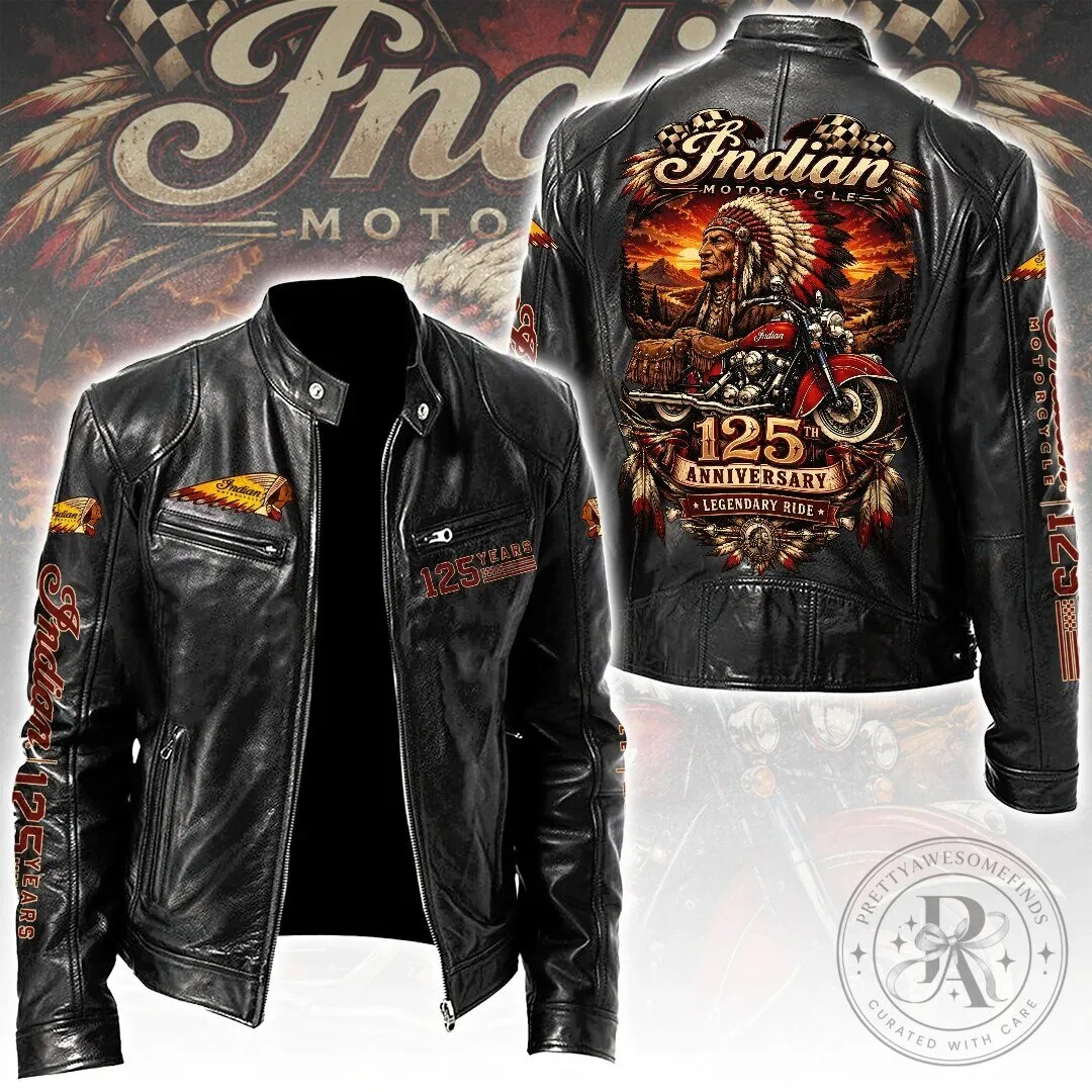 125th Anniversary Leather Jacket - Legendary Ride by Indian Motorcycle