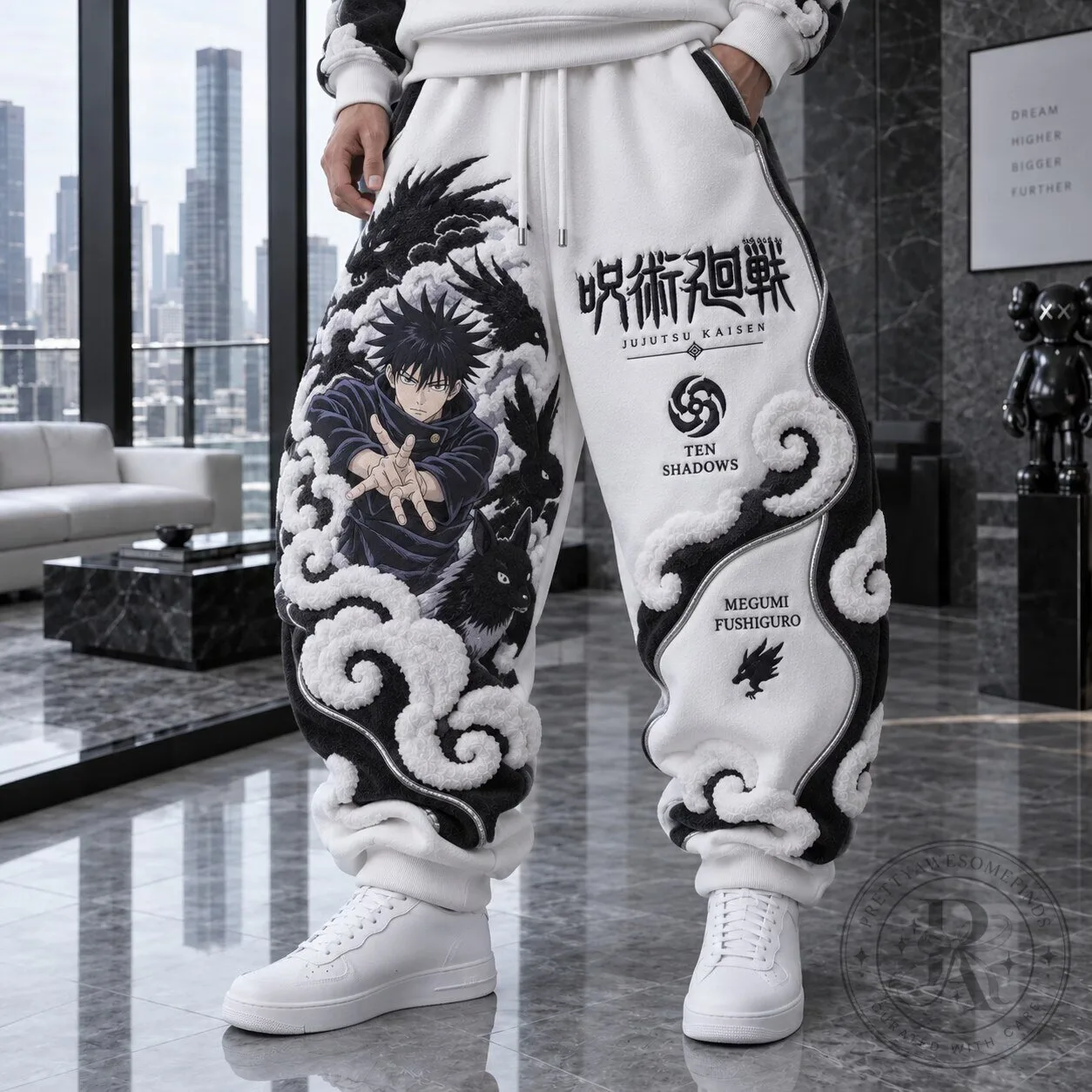 Jujutsu Kaisen Megumi Fushiguro Ten Shadows Anime Sweatpants