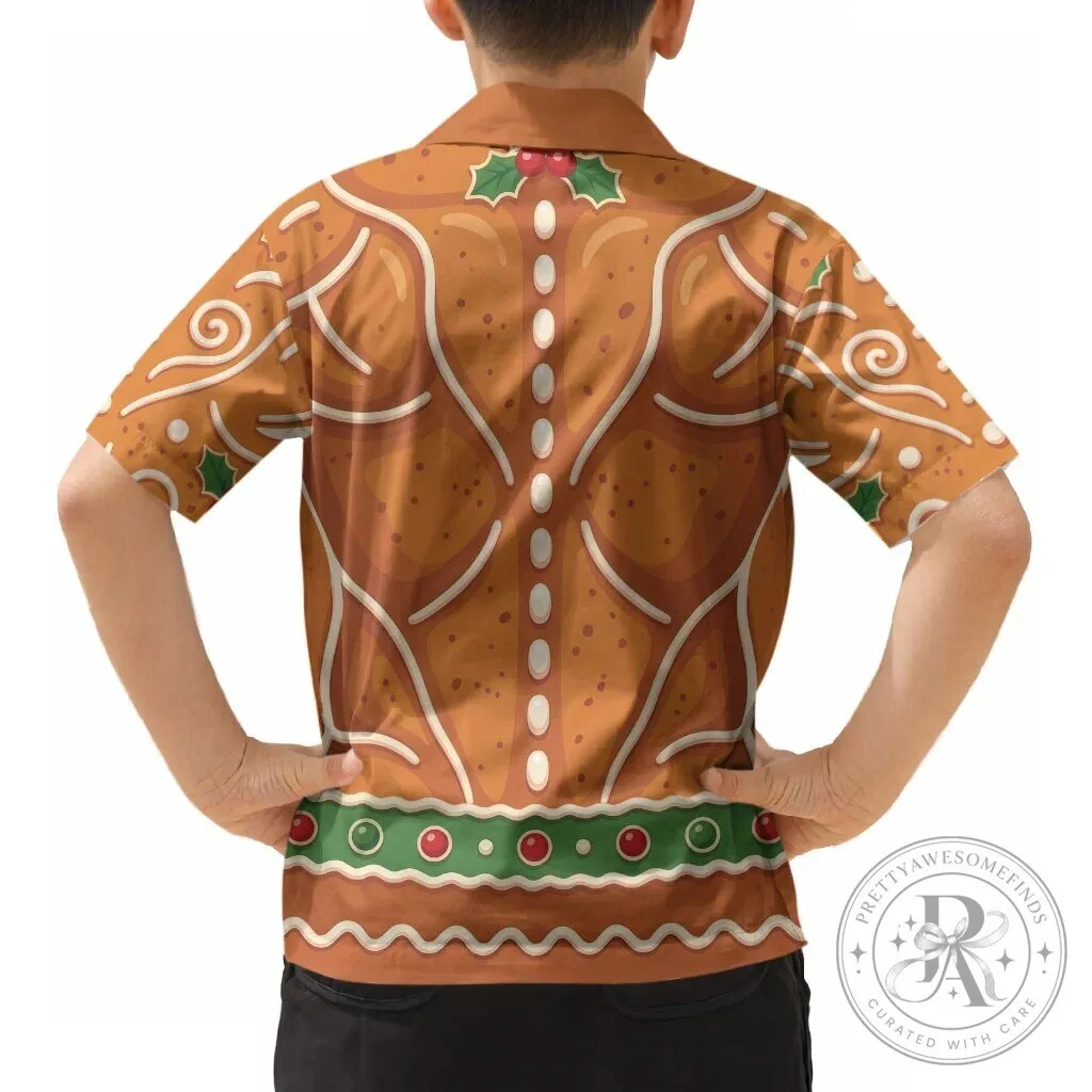 Funny Christmas Gingerbread Man Gains Bodybuilder Kid Hawaiian Shirt 9 Funny Christmas Gingerbread Man Gains Bodybuilder Kid Hawaiian Shirt