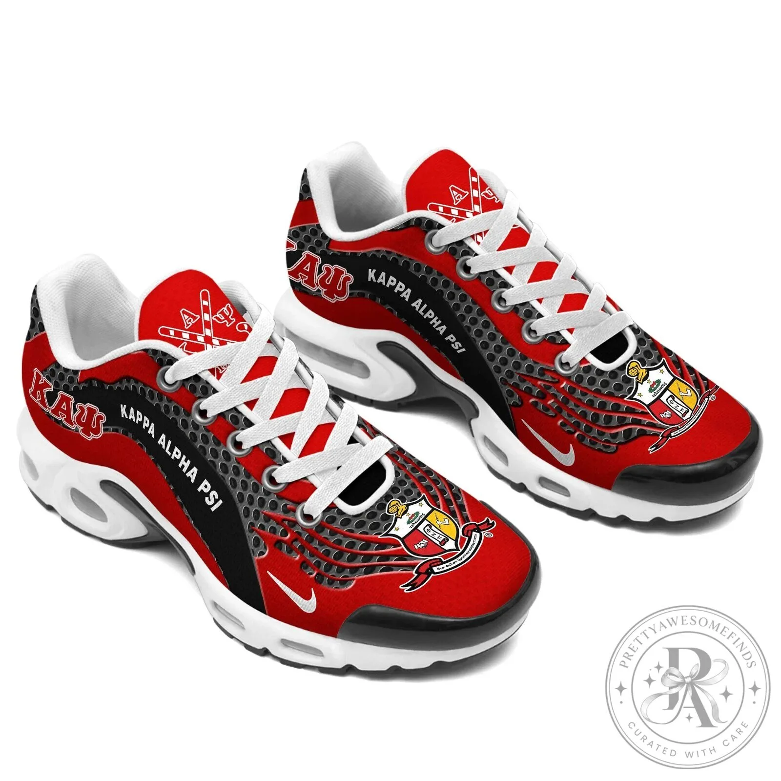 Kappa Alpha Psi Fraternity Red Black Custom Air Cushion Shoes 9 Kappa Alpha Psi Fraternity Red Black Custom Air Cushion Shoes