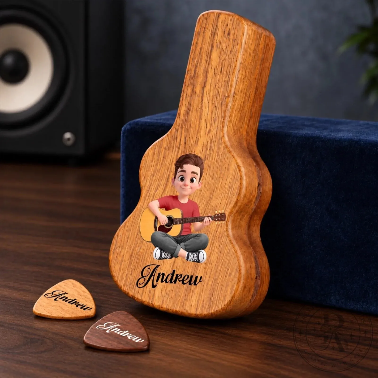 Personalized Guitar Pick Holder Case with Custom Name Engraving for Musicians 9 Personalized Guitar Pick Holder Case with Custom Name Engraving for Musicians
