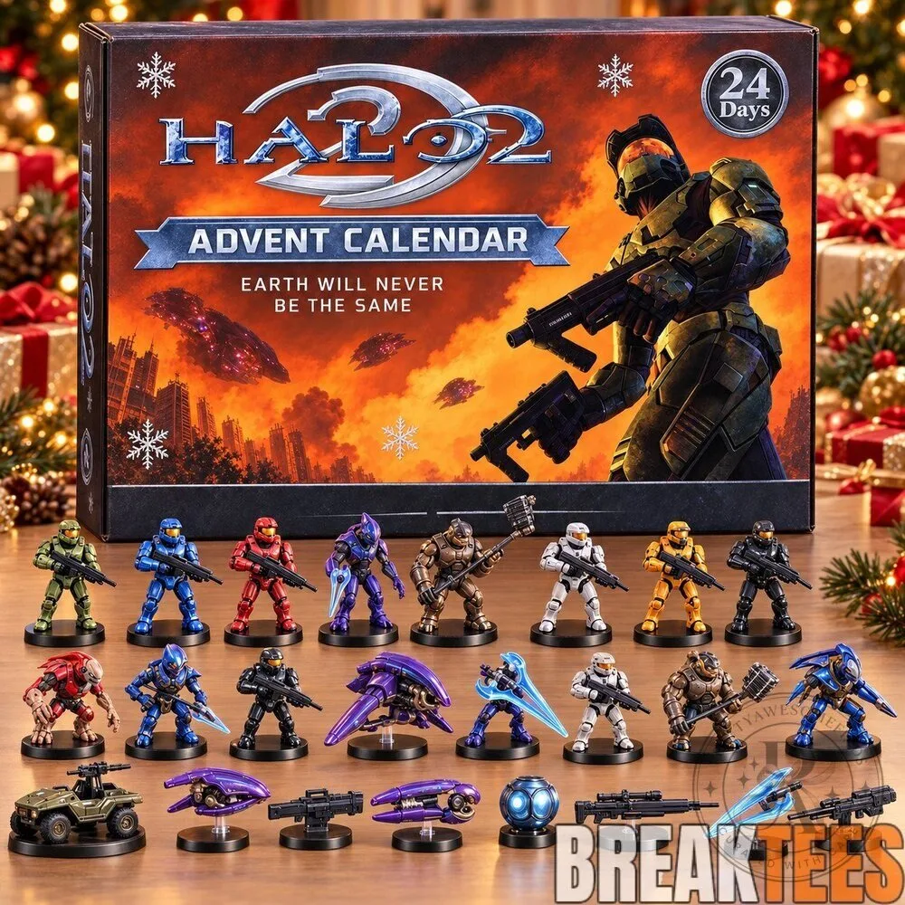 Halo 2 Master Chief Video Game Character Advent Calendar 2D