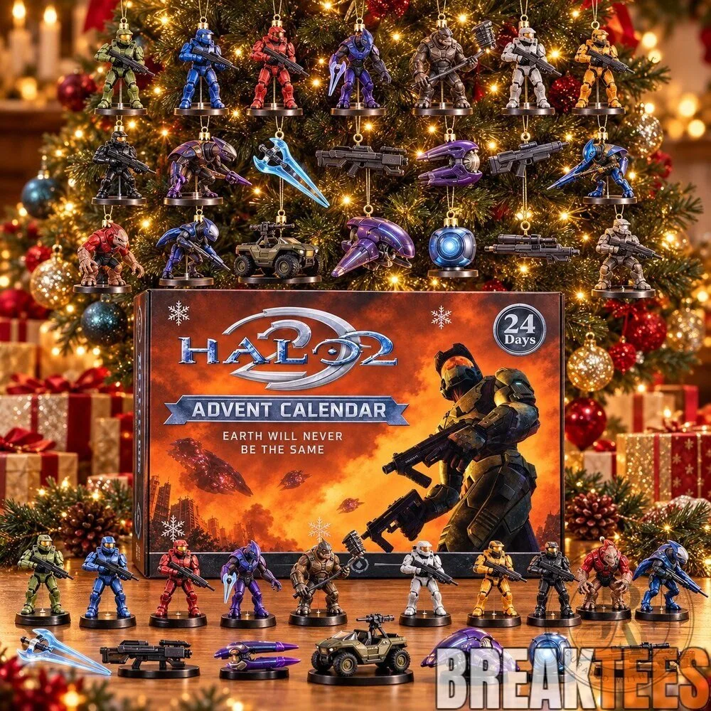 Halo 2 Master Chief Video Game Character Advent Calendar 2D 7 Halo 2 Master Chief Video Game Character Advent Calendar 2D