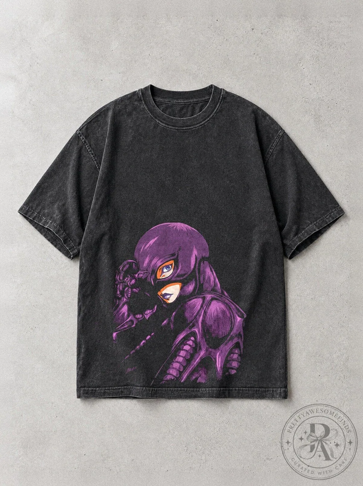 Berserk Howling Maw Vintage Washed Anime Manga Dark Fantasy T-Shirt 7 Berserk Howling Maw Vintage Washed Anime Manga Dark Fantasy T-Shirt